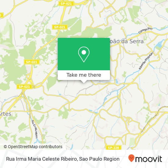 Rua Irma Maria Celeste Ribeiro map