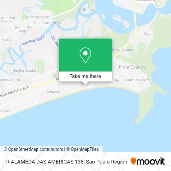 R ALAMEDA DAS AMERICAS 138 map