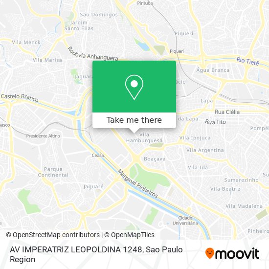 AV IMPERATRIZ LEOPOLDINA 1248 map