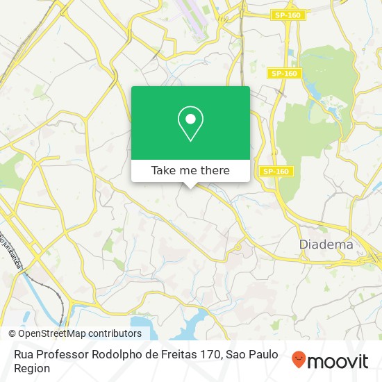 Rua Professor Rodolpho de Freitas 170 map