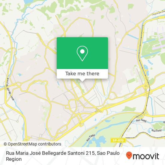 Mapa Rua Maria José Bellegarde Santoni 215