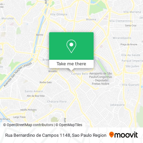 Mapa Rua Bernardino de Campos 1148