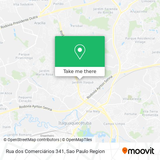 Rua dos Comerciários 341 map