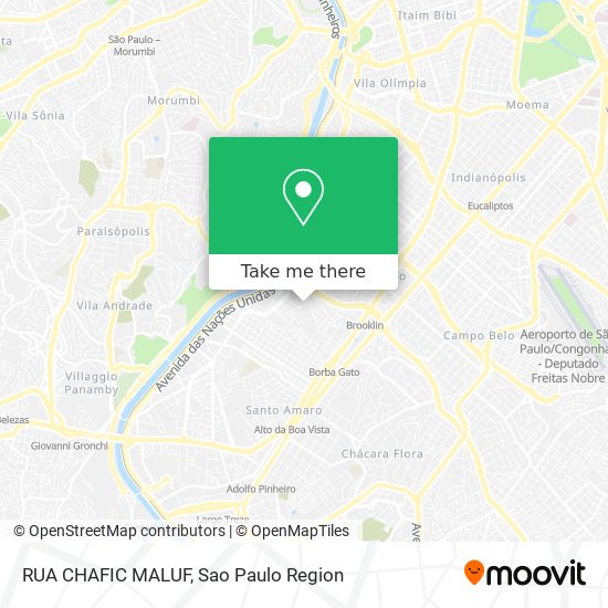 RUA CHAFIC MALUF map