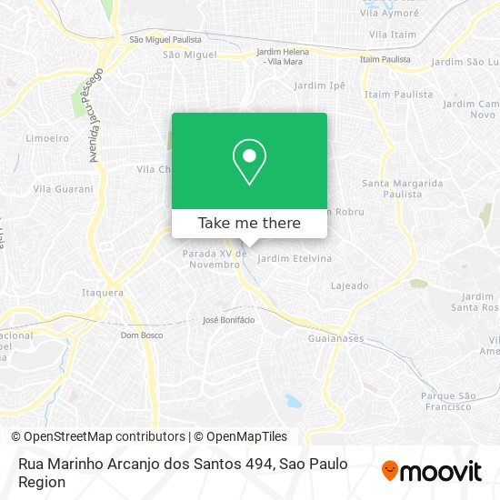 Mapa Rua Marinho Arcanjo dos Santos 494
