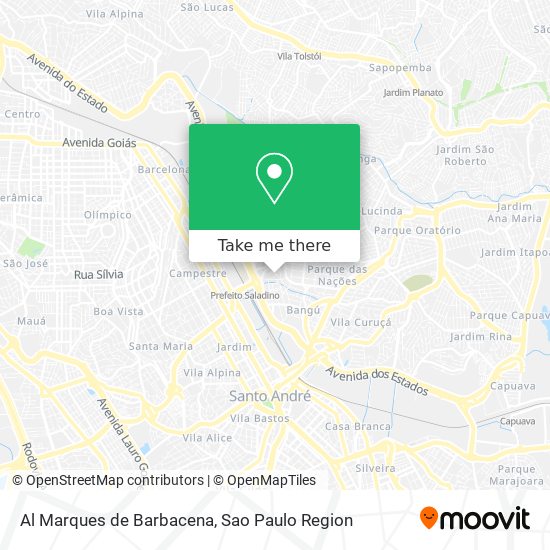 Al Marques de Barbacena map
