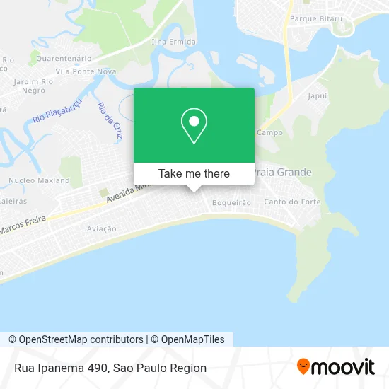 Rua Ipanema 490 map
