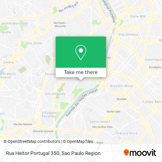 Rua Heitor Portugal 350 map