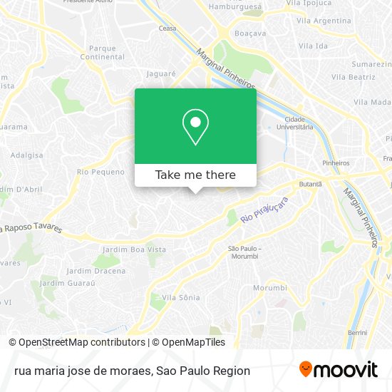 rua maria jose de moraes map