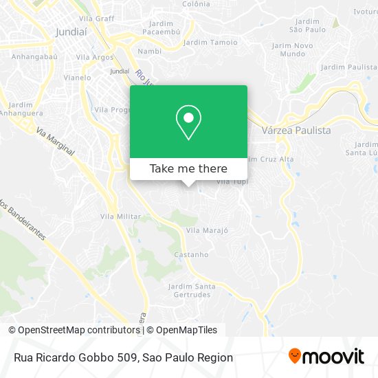 Rua Ricardo Gobbo 509 map