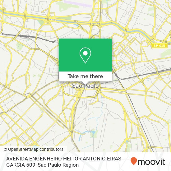 Mapa AVENIDA ENGENHEIRO HEITOR ANTONIO EIRAS GARCIA 509