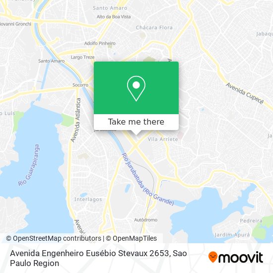 Avenida Engenheiro Eusébio Stevaux 2653 map