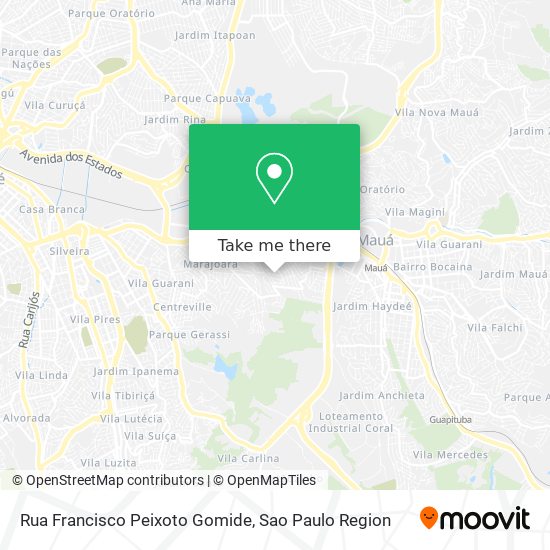 Rua Francisco Peixoto Gomide map