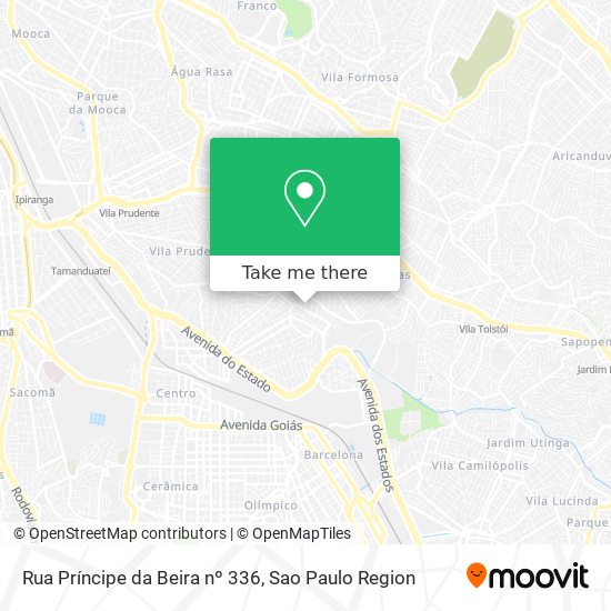 Rua Príncipe da Beira nº 336 map