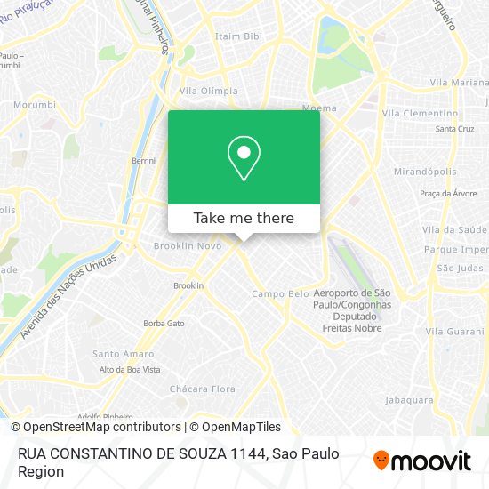 RUA CONSTANTINO DE SOUZA 1144 map