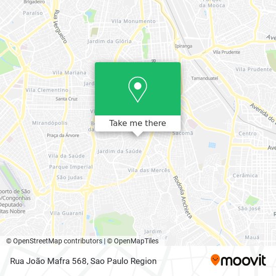 Mapa Rua João Mafra 568
