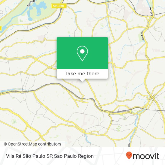 Vila Ré  São Paulo   SP map