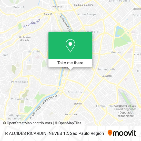 R ALCIDES RICARDINI NEVES 12 map