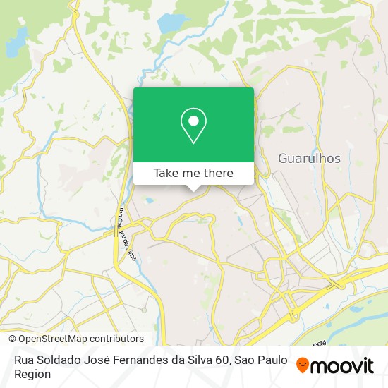 Mapa Rua Soldado José Fernandes da Silva 60
