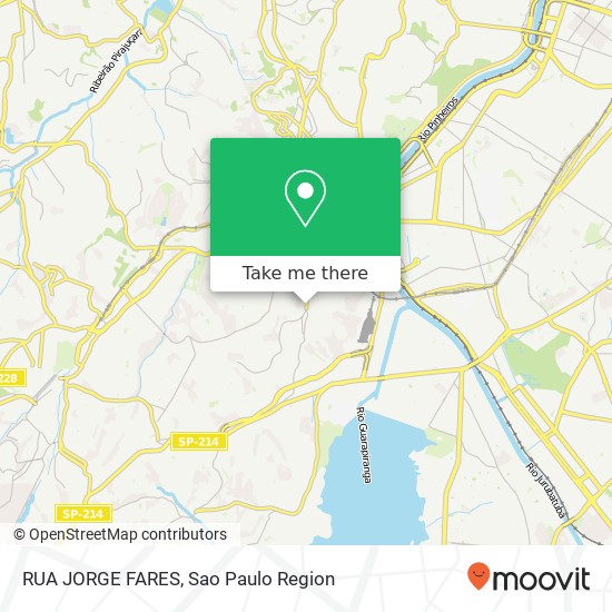 RUA JORGE FARES map