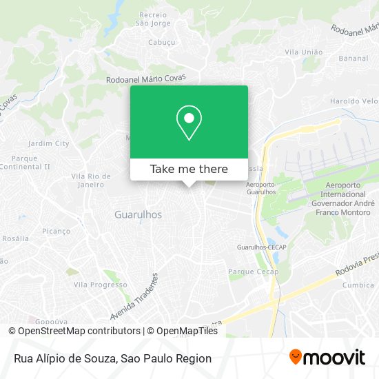 Rua Alípio de Souza map