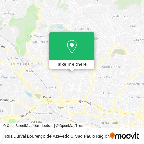 Mapa Rua Durval Lourenço de Azevedo 0