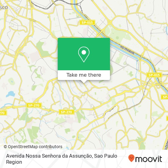 Avenida Nossa Senhora da Assunção map