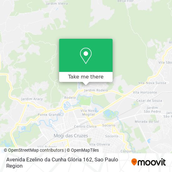 Mapa Avenida Ezelino da Cunha Glória 162