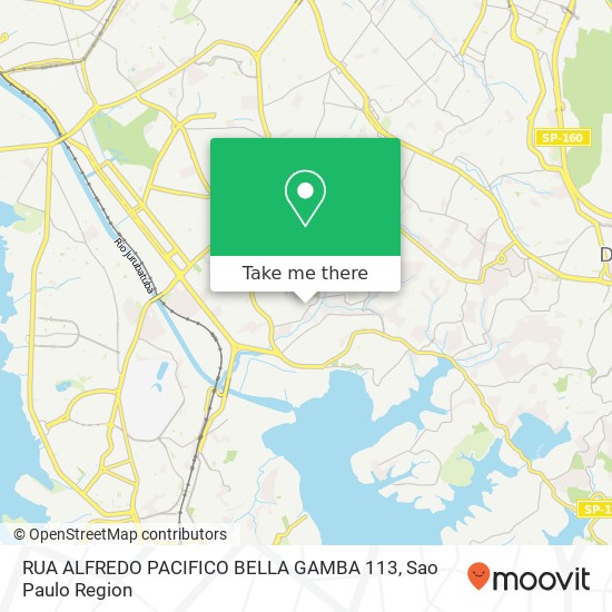 RUA ALFREDO PACIFICO BELLA GAMBA  113 map