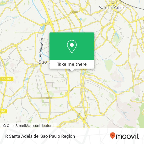 R Santa Adelaide map