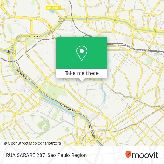 RUA SARARE 287 map