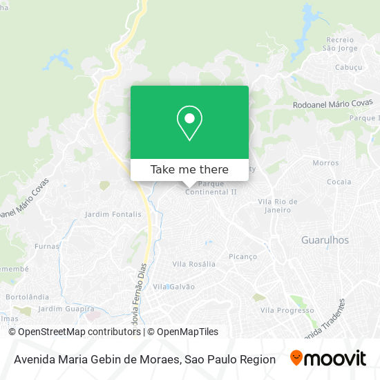 Avenida Maria Gebin de Moraes map