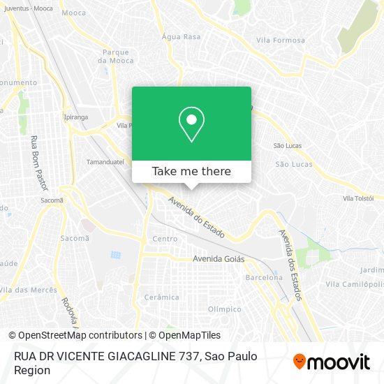 RUA DR  VICENTE GIACAGLINE  737 map