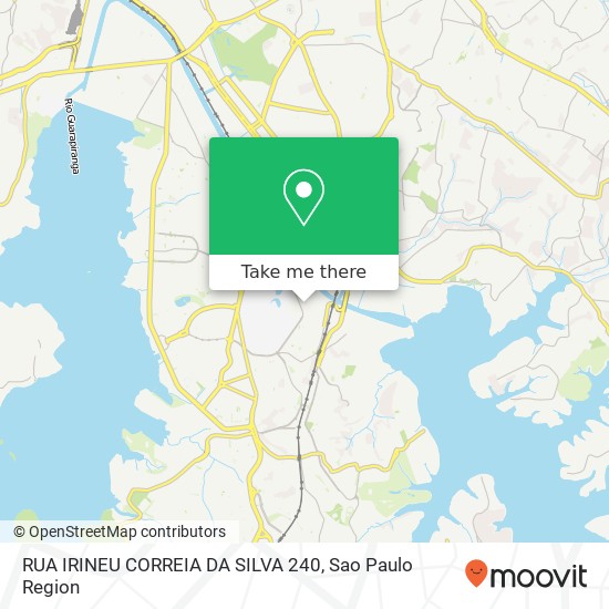 Mapa RUA IRINEU CORREIA DA SILVA  240