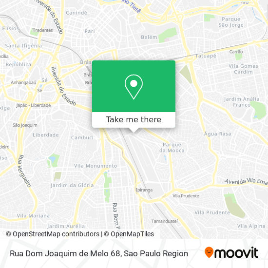 Mapa Rua Dom Joaquim de Melo 68