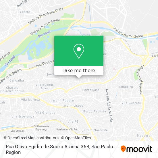 Rua Olavo Egídio de Souza Aranha 368 map