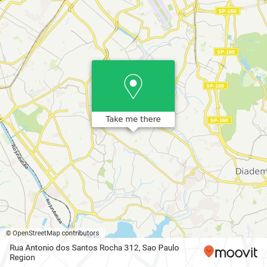 Rua Antonio dos Santos Rocha 312 map