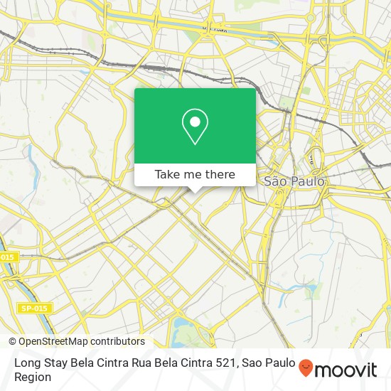 Long Stay Bela Cintra   Rua Bela Cintra  521 map