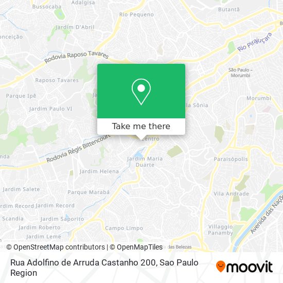 Rua Adolfino de Arruda Castanho  200 map