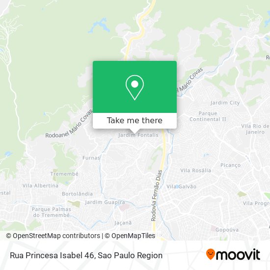 Rua Princesa Isabel 46 map