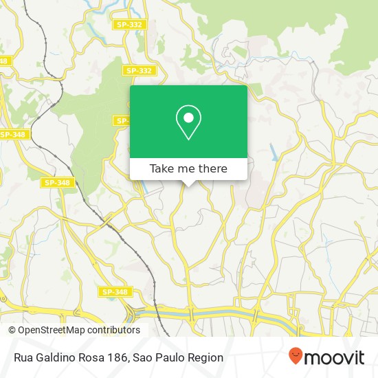 Mapa Rua Galdino Rosa 186