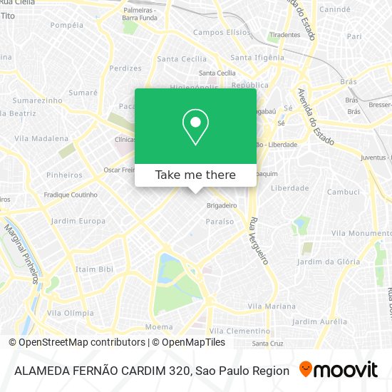 ALAMEDA FERNÃO CARDIM 320 map