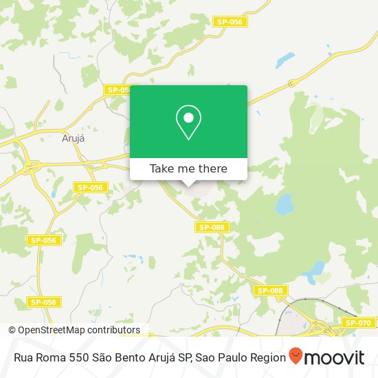 Rua Roma  550   São Bento   Arujá   SP map