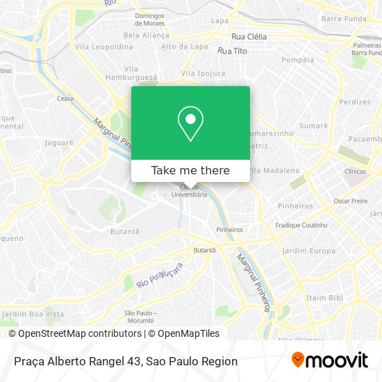 Mapa Praça Alberto Rangel 43