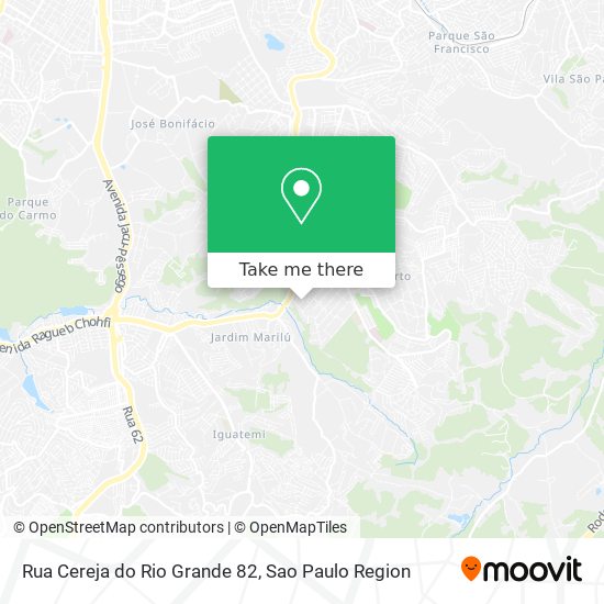 Rua Cereja do Rio Grande 82 map