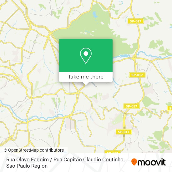 Rua Olavo Faggim / Rua Capitão Cláudio Coutinho map