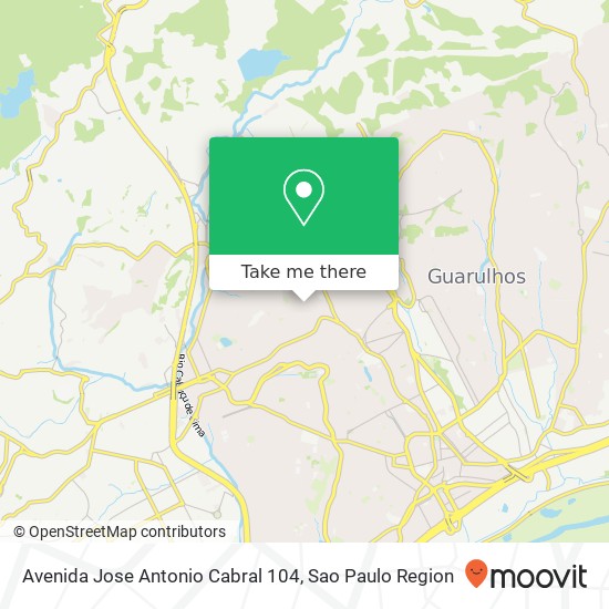 Mapa Avenida Jose Antonio Cabral 104