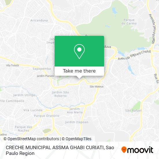 CRECHE MUNICIPAL ASSMA GHABI CURIATI map