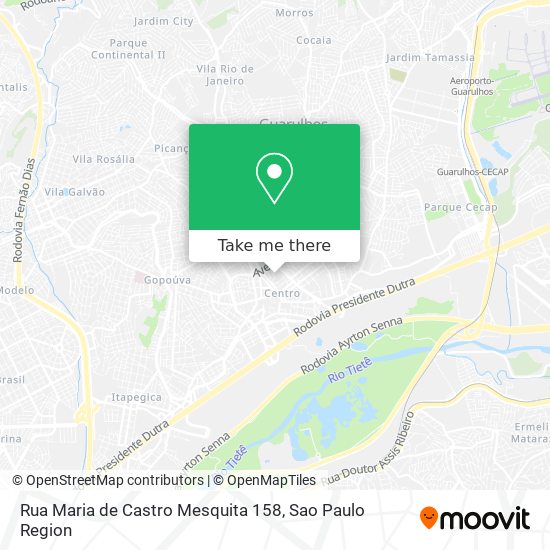 Rua Maria de Castro Mesquita 158 map
