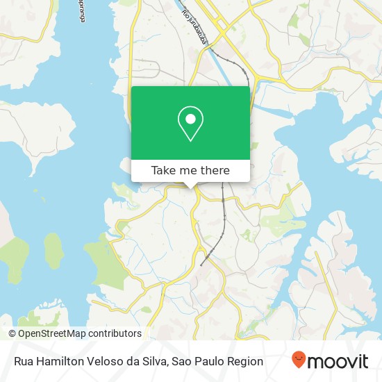 Rua Hamilton Veloso da Silva map